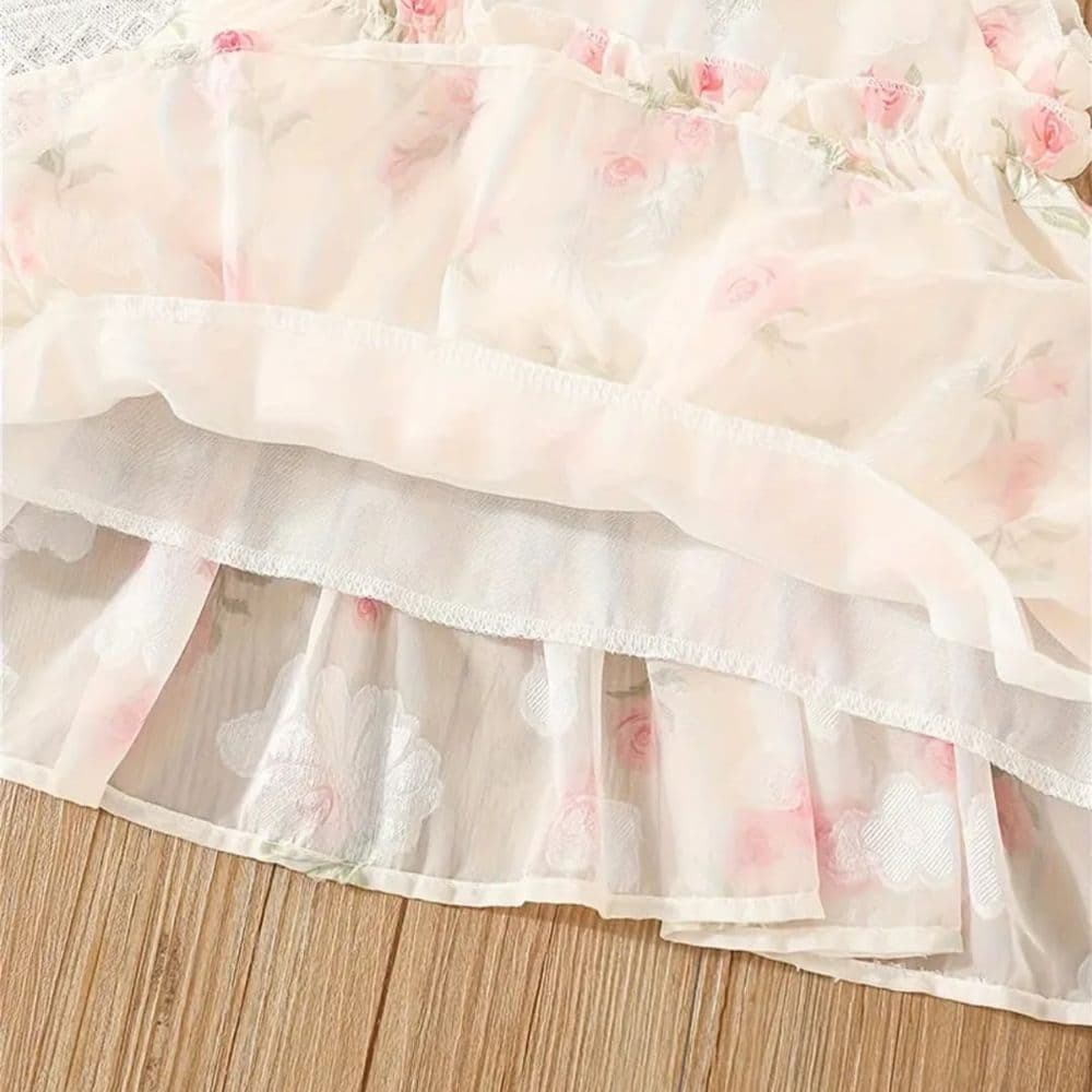 VESTIDITO rosa pálido flores