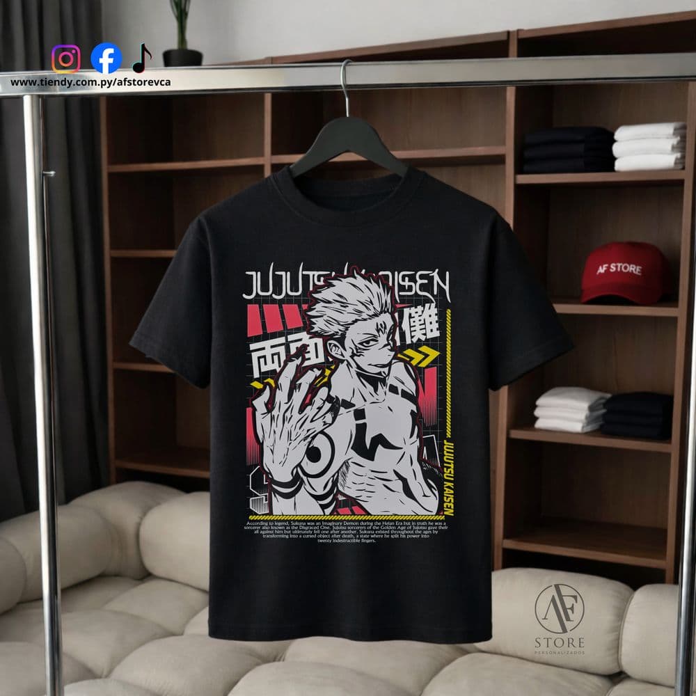 REMERA JUJUTSU KAISEN SUKUNA 4