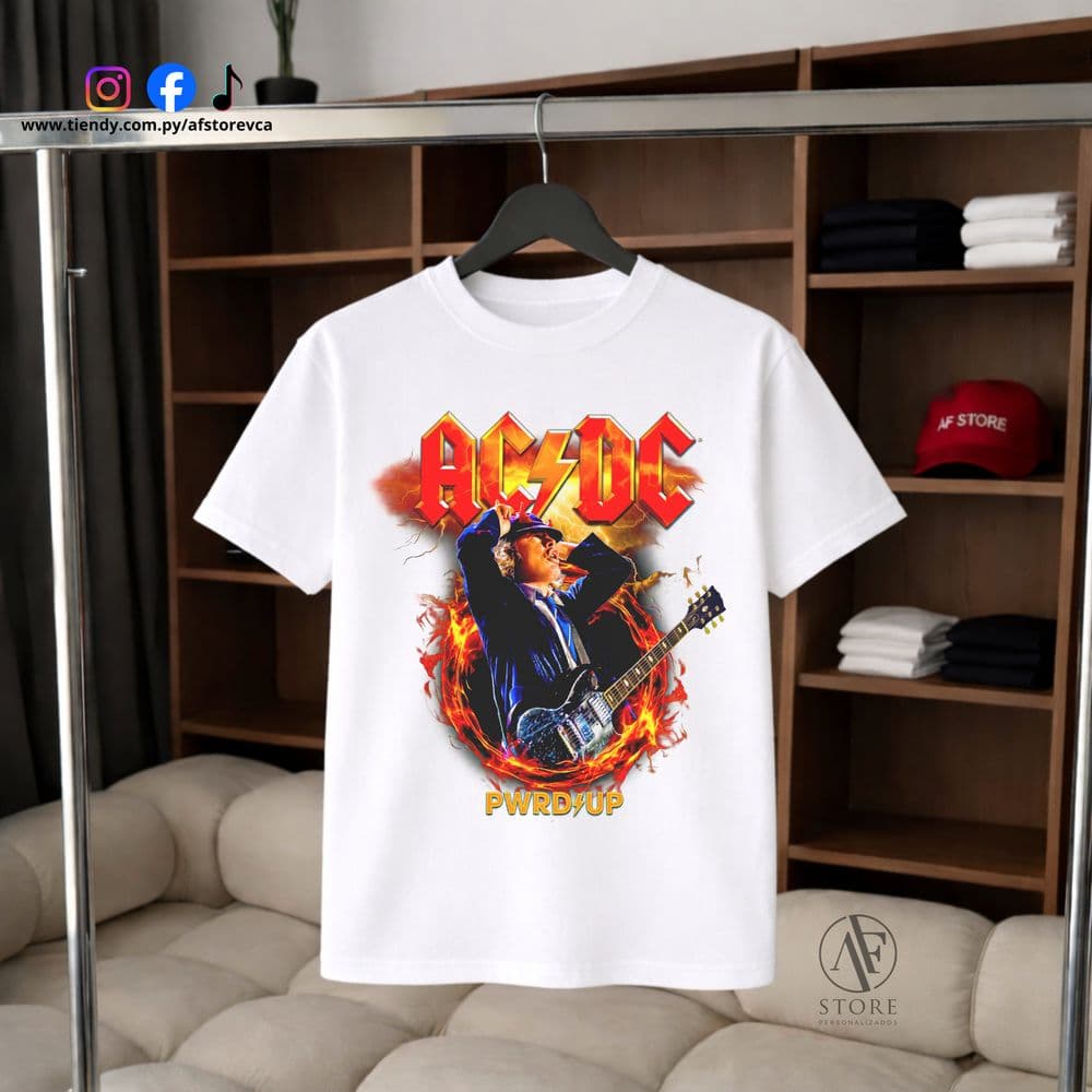 REMERA AC/DC PWR UP LIVE