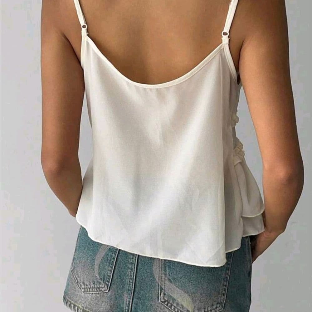 Blusa Balnca volados