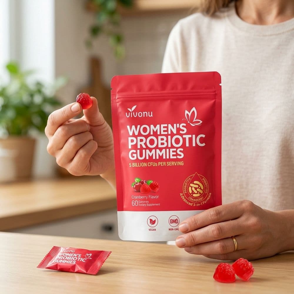 Gomitas Probióticas para el Equilibrio Femenino VivoNu – 60 unidades