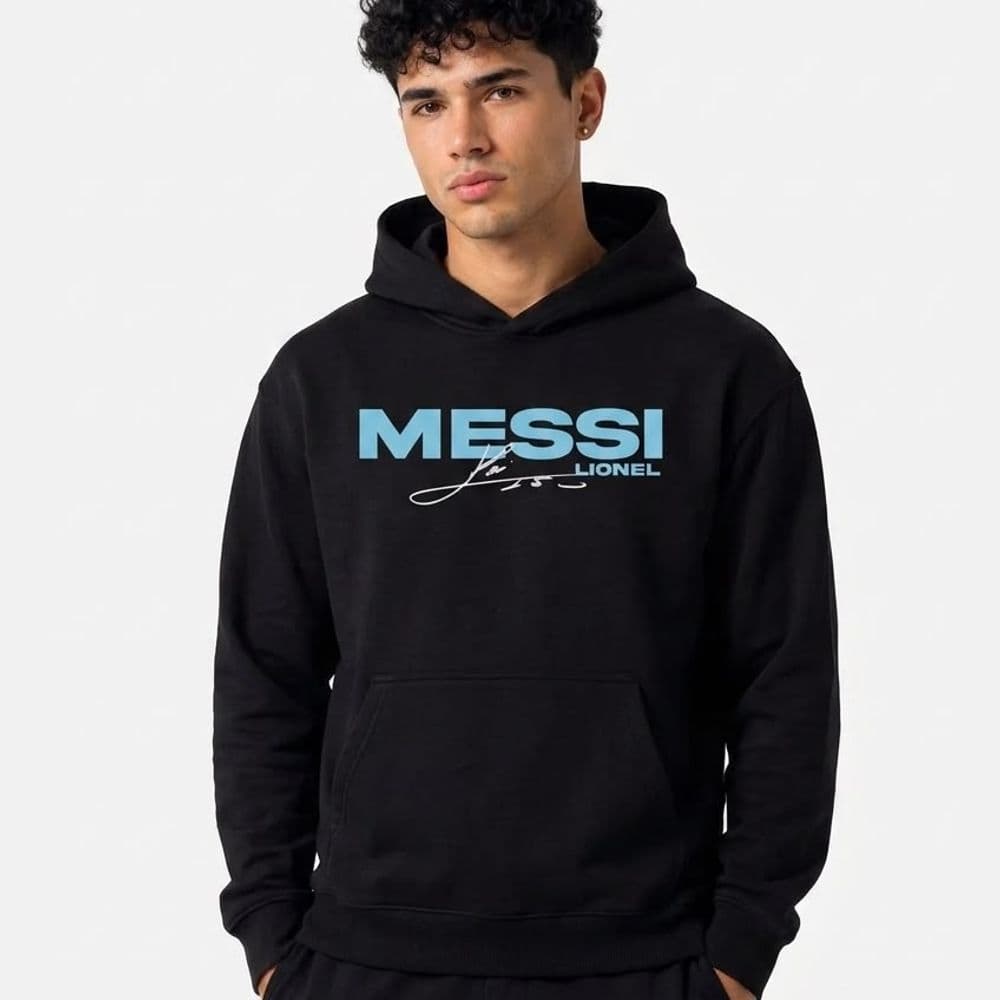 HOODIE LIONEL MESSI CAMPEÓN DEL MUNDO