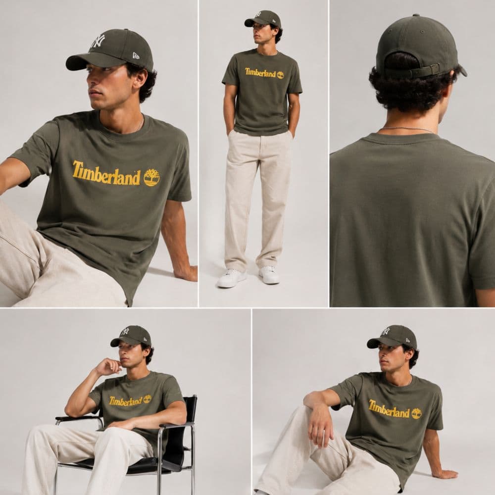 TIMBERLAND LOGO DORADO