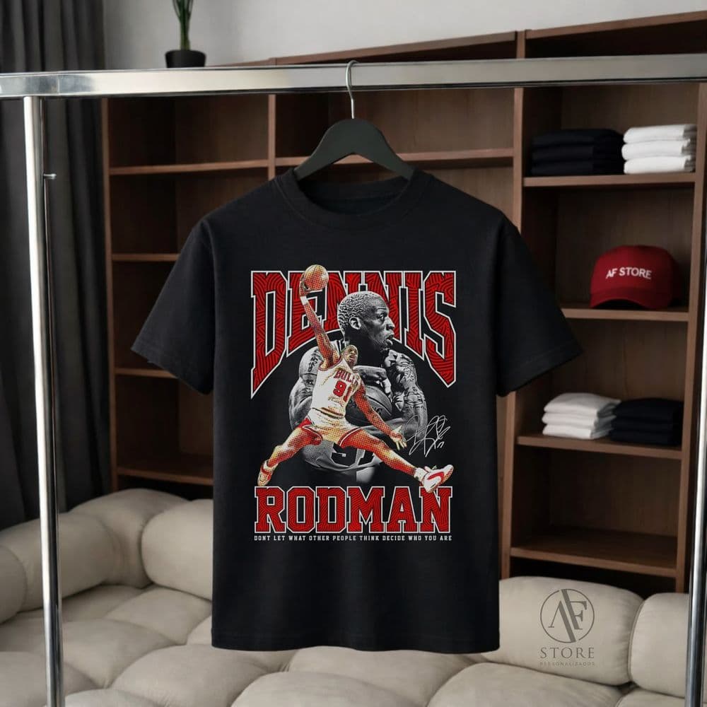 REMERA DENNIS RODMAN RETRO BULLS