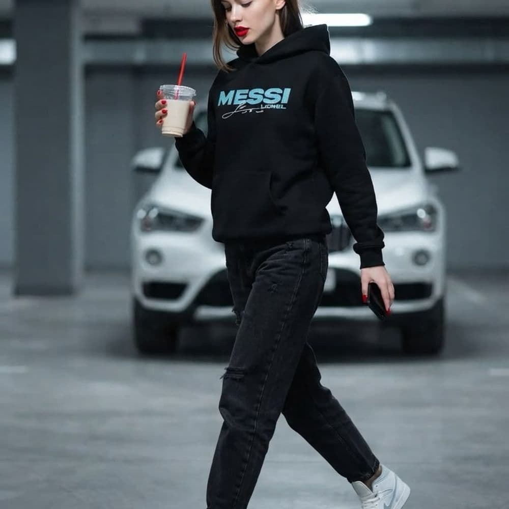 HOODIE LIONEL MESSI CAMPEÓN DEL MUNDO