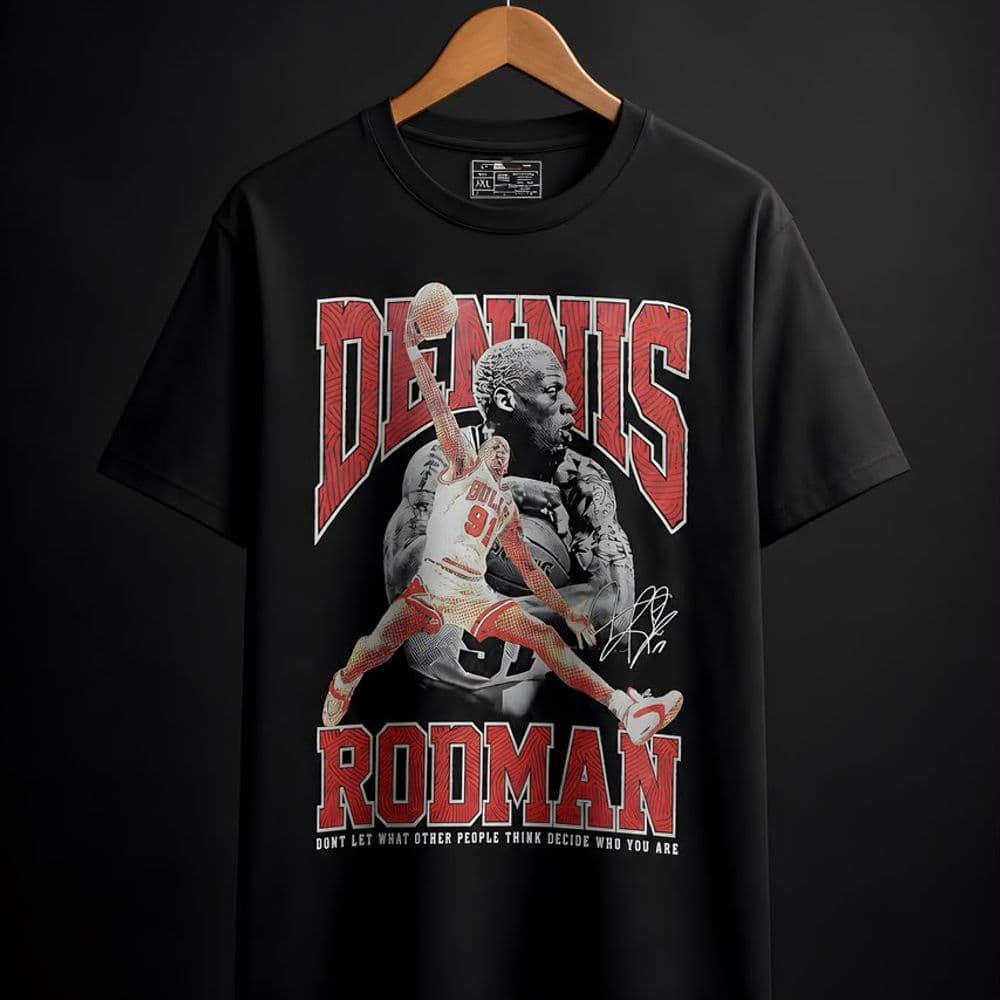 REMERA DENNIS RODMAN RETRO BULLS