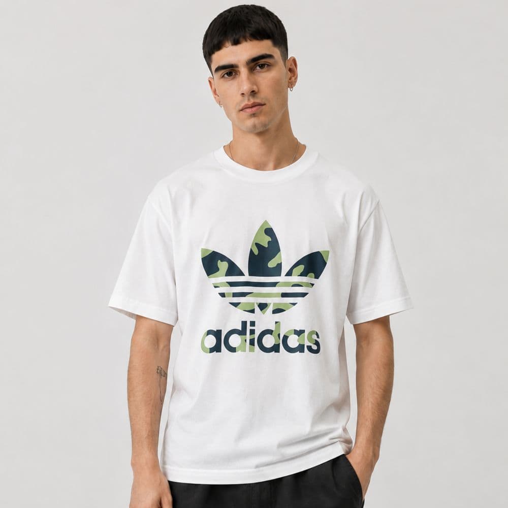 REMERA ADIDAS LOGO CAMUFLADO