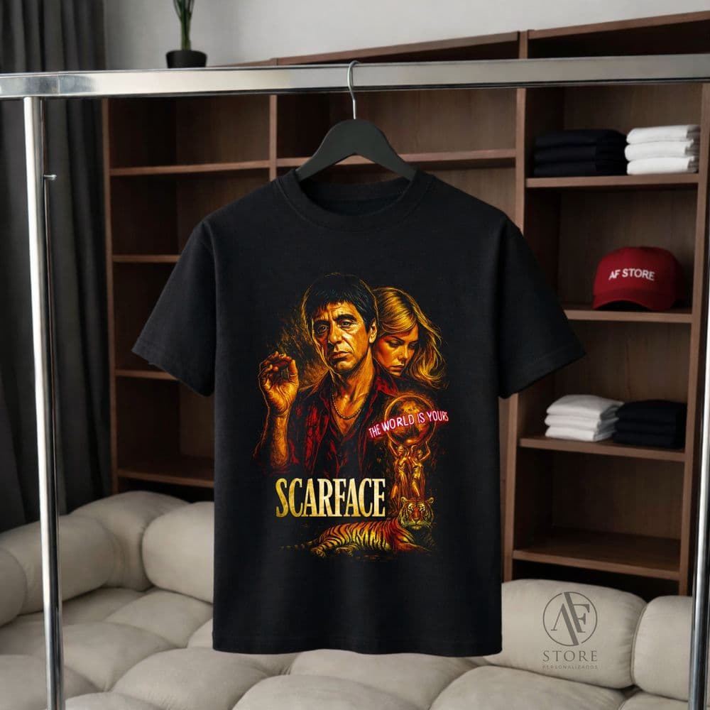 REMERA SCARFACE-THE WORD IS YOURS