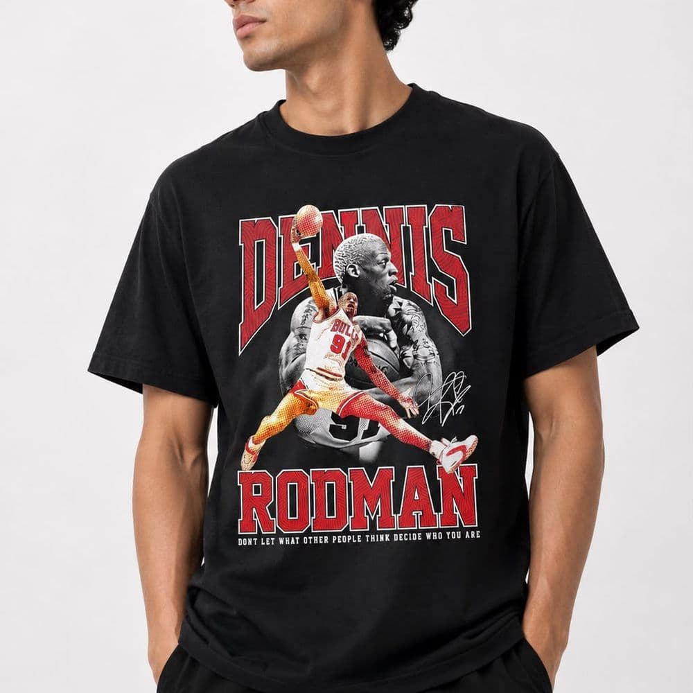 REMERA DENNIS RODMAN RETRO BULLS