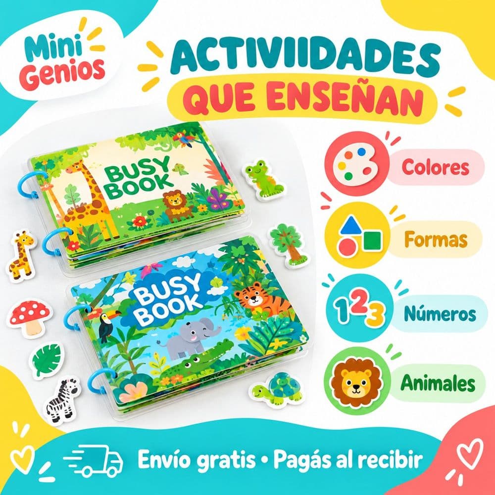 Busy Book Montessori de actividades
