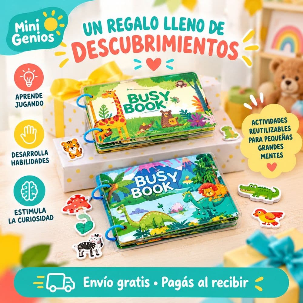 Busy Book Montessori de actividades