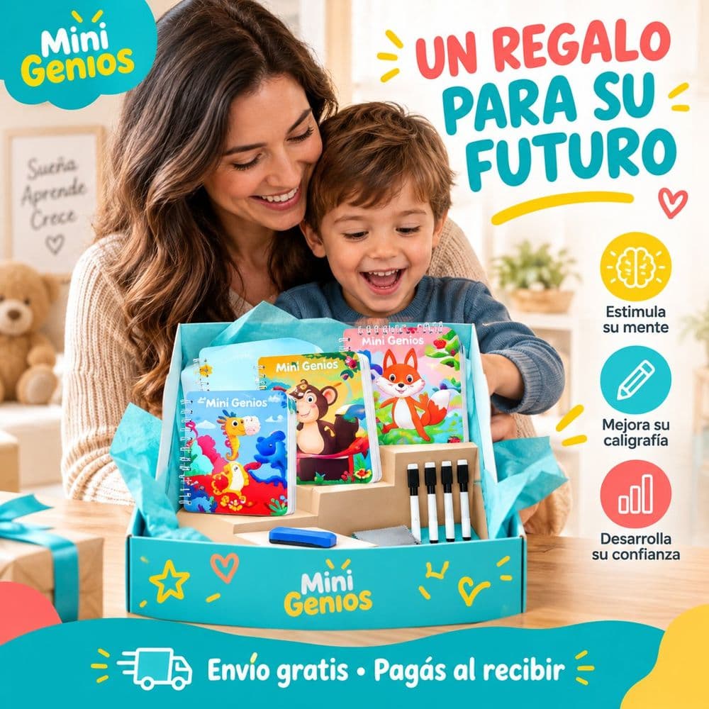 Cuaderno reutilizable de caligrafía y números