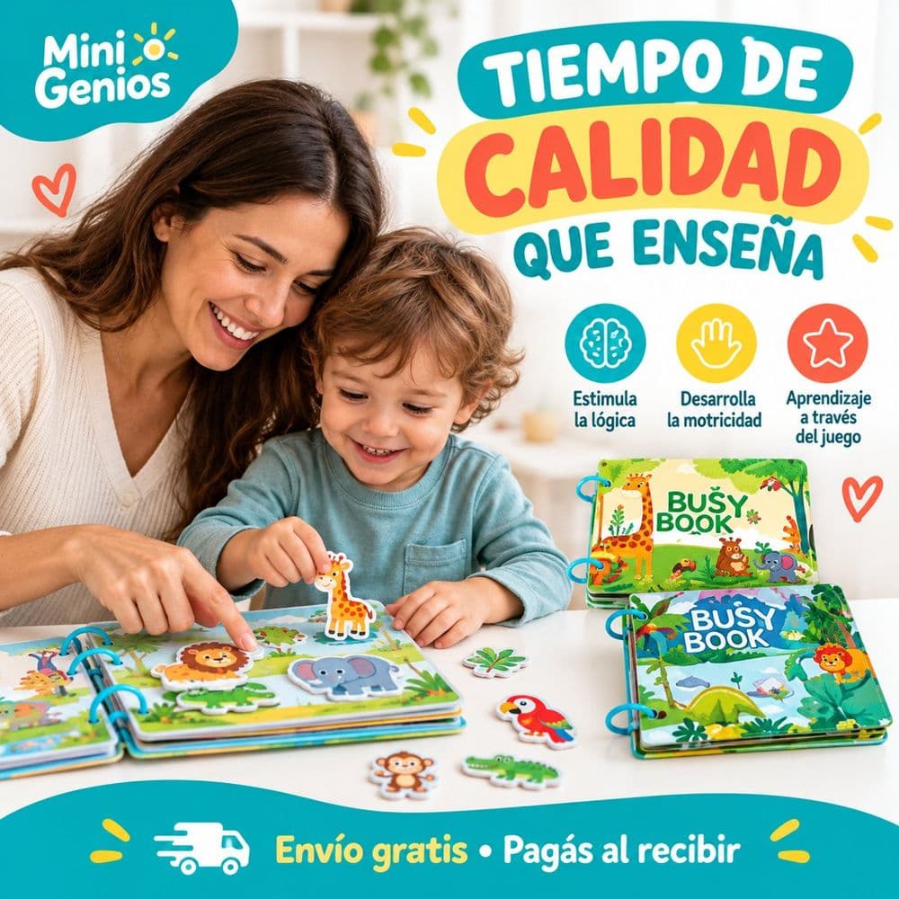 Busy Book Montessori de actividades