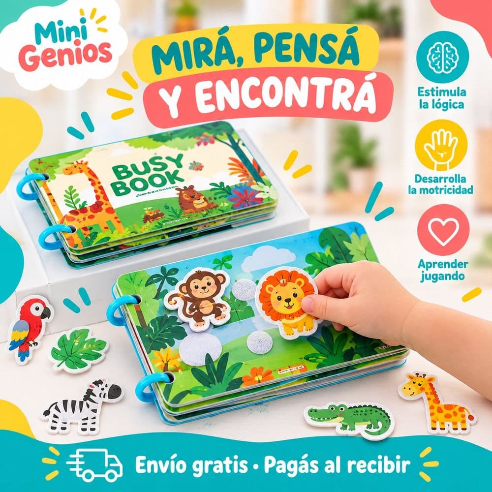 Busy Book Montessori de actividades