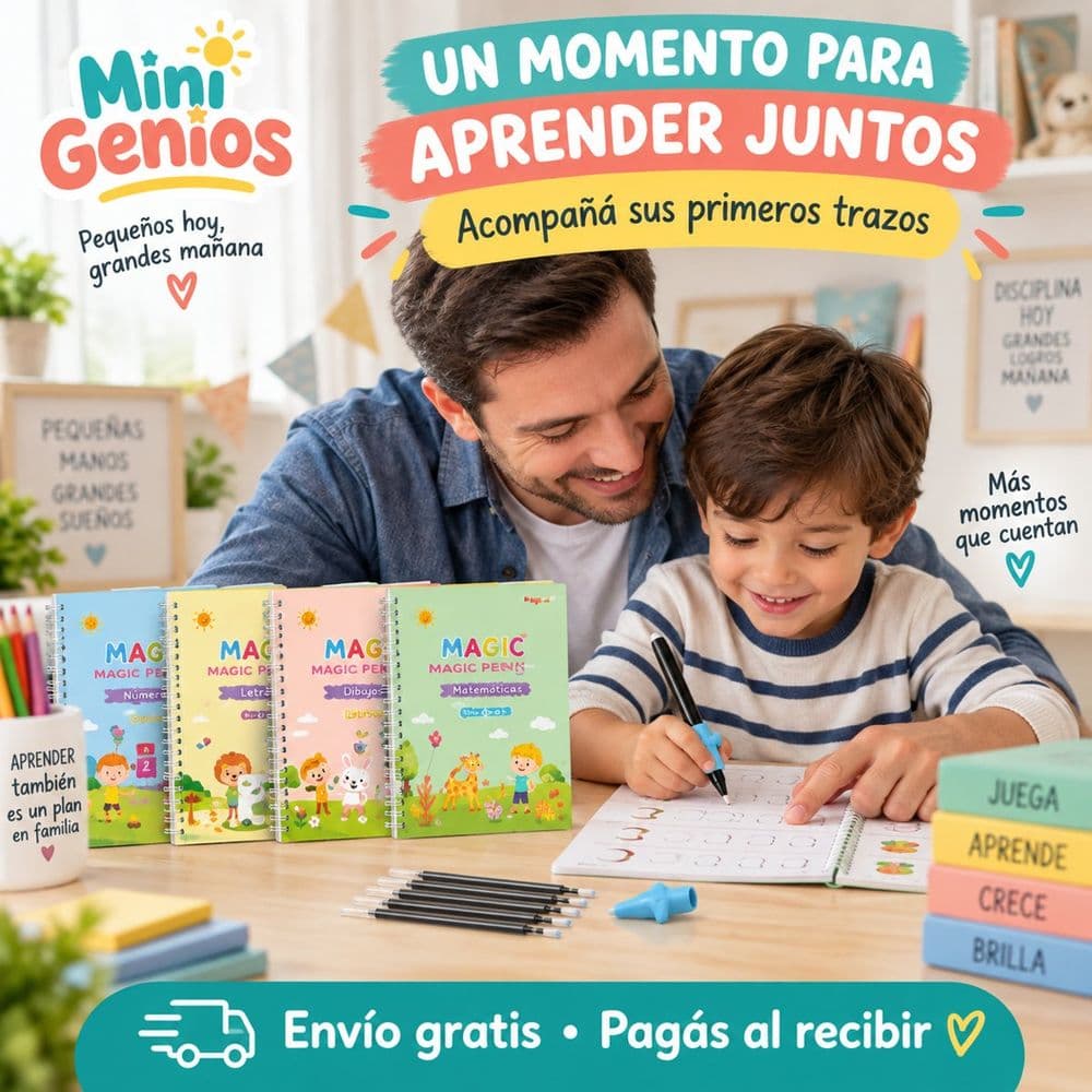 Magic Pen libros de caligrafía reutilizables