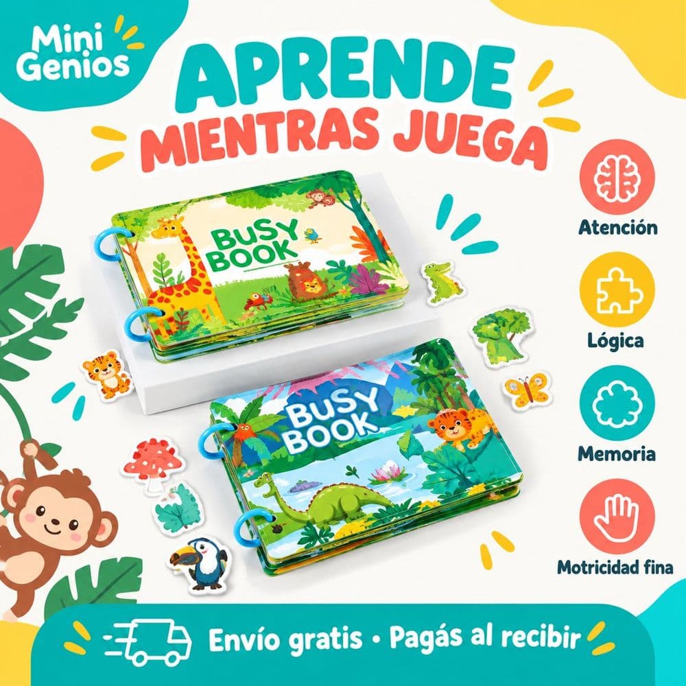 Busy Book Montessori de actividades
