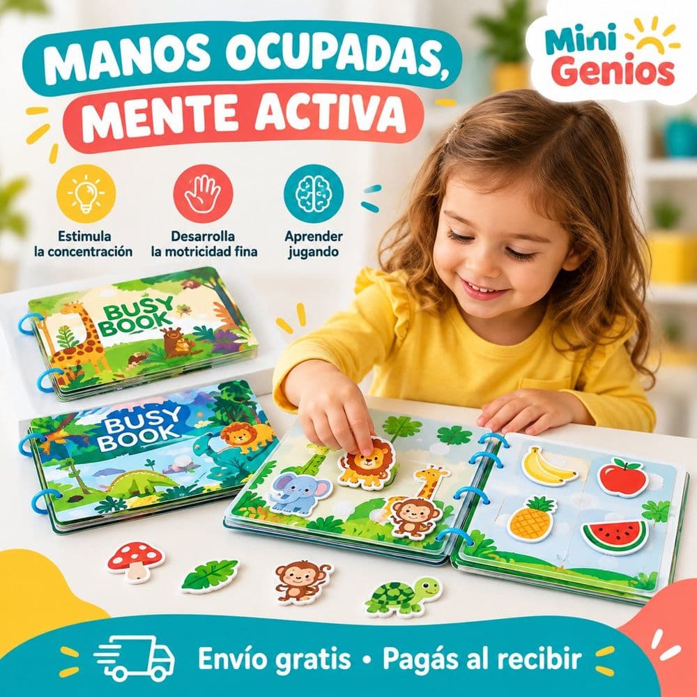 Busy Book Montessori de actividades