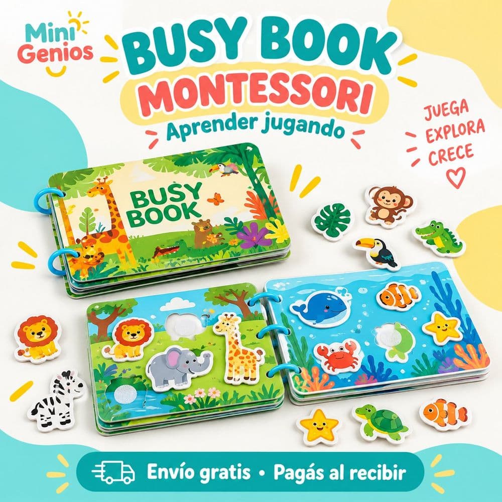 Busy Book Montessori de actividades