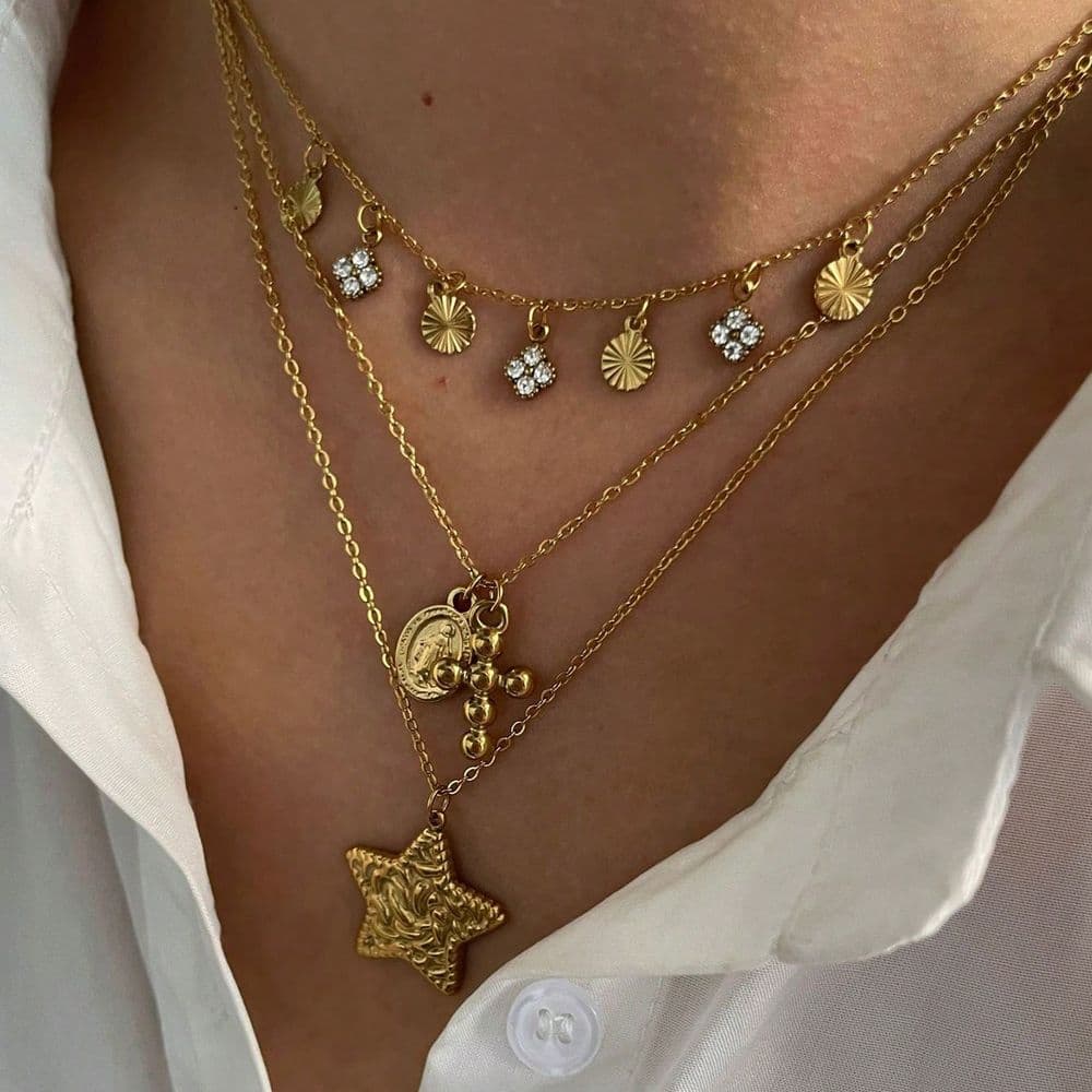 Set Collares Celestial Gold