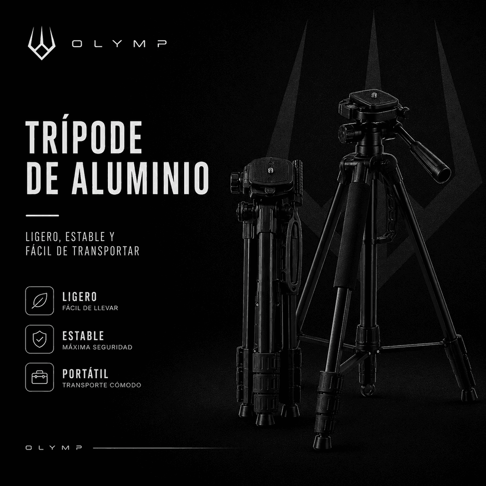 Trípode para cámara y celular