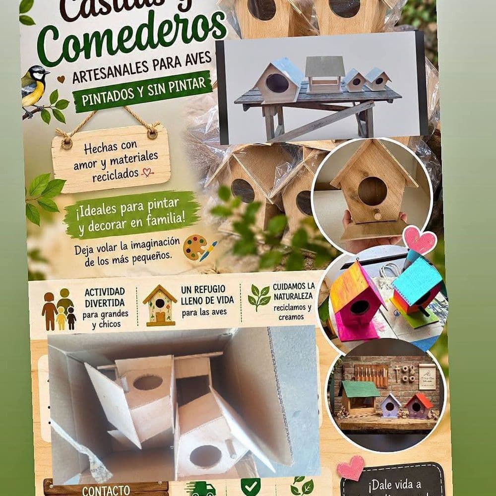 Comederos casas para loro