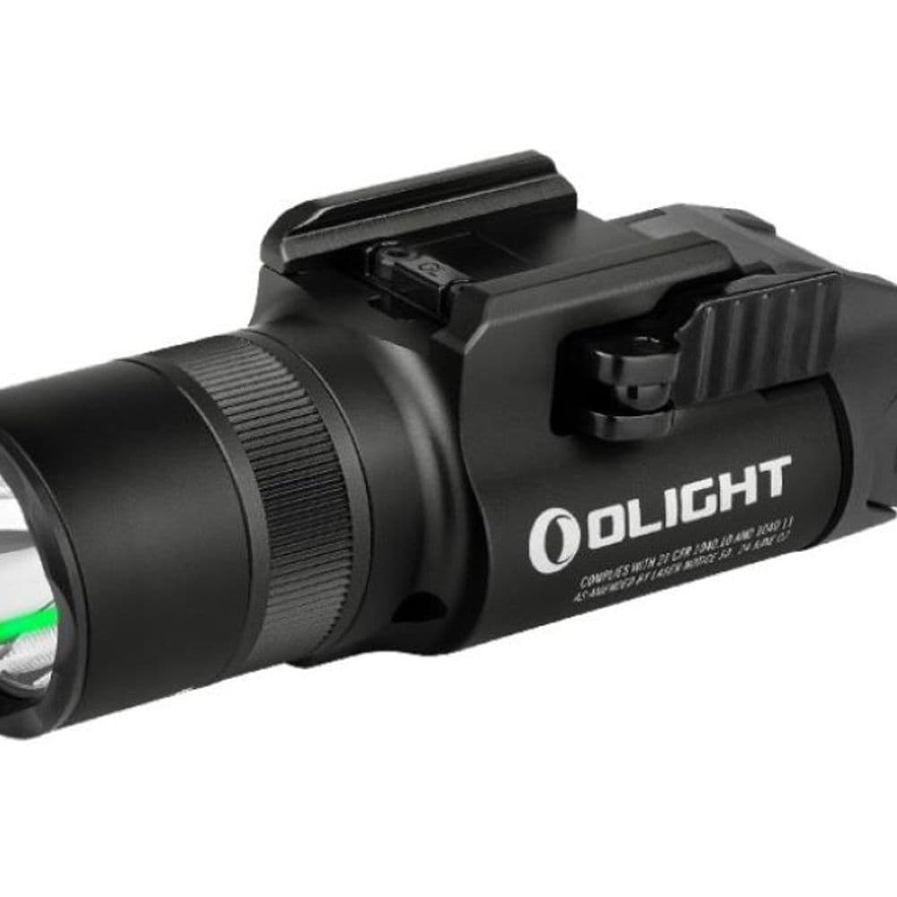 OLIGHT WEAPONLIGHT BALDR PRO WITH GREEN LASER 1350 LUMENS BLACK