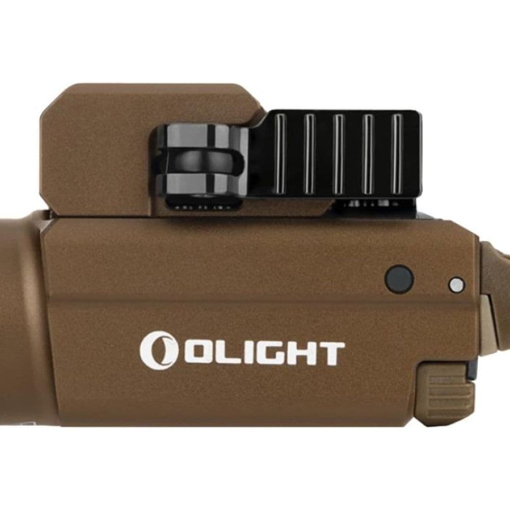 OLIGHT PISTOL LIGHT BALDR S 800L WITH GREEN LASER DESERT
