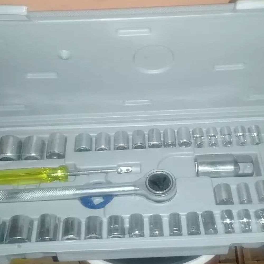 Juego de Copas y Llave Criquet — Set Completo 40 Piezas