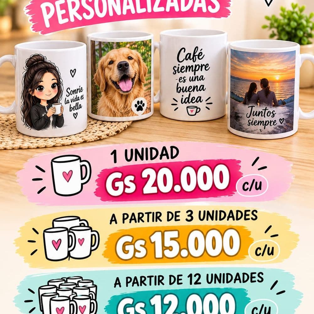 Tazas personalizadoas