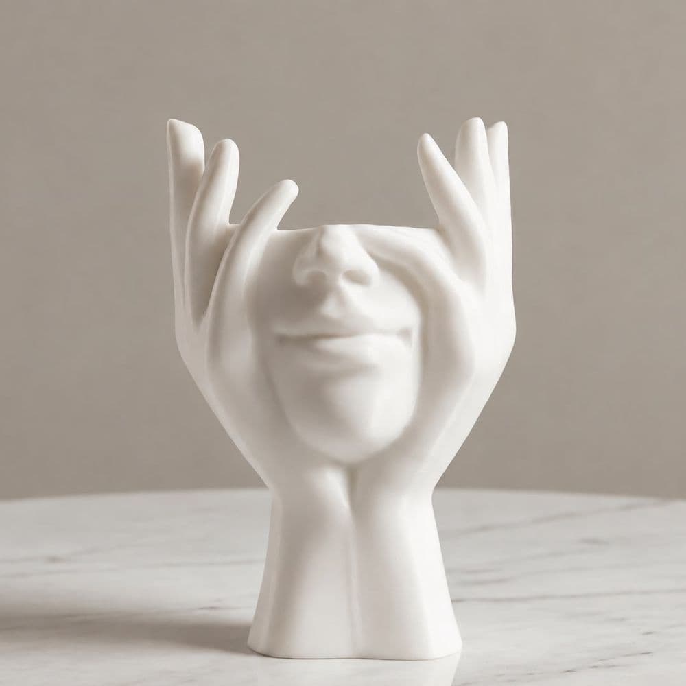 Porta Brochas Manos Aesthetic - Organizador de Maquillaje 3D