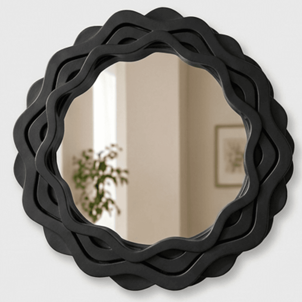 Espejo Decorativo Ondulado