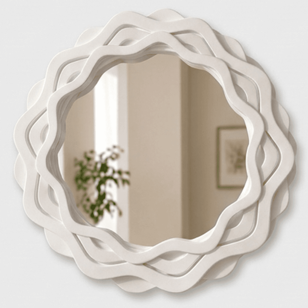Espejo Decorativo Ondulado