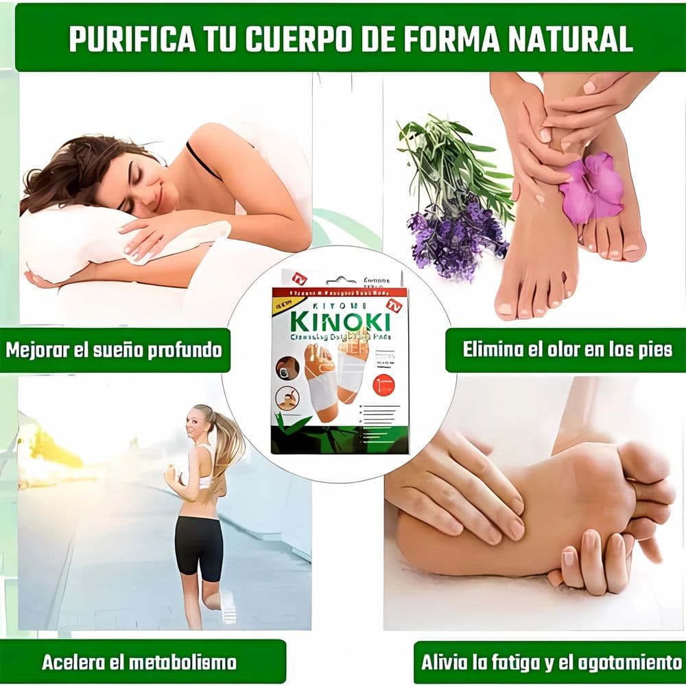 Parche Kinoki Detox – 10 Unidades