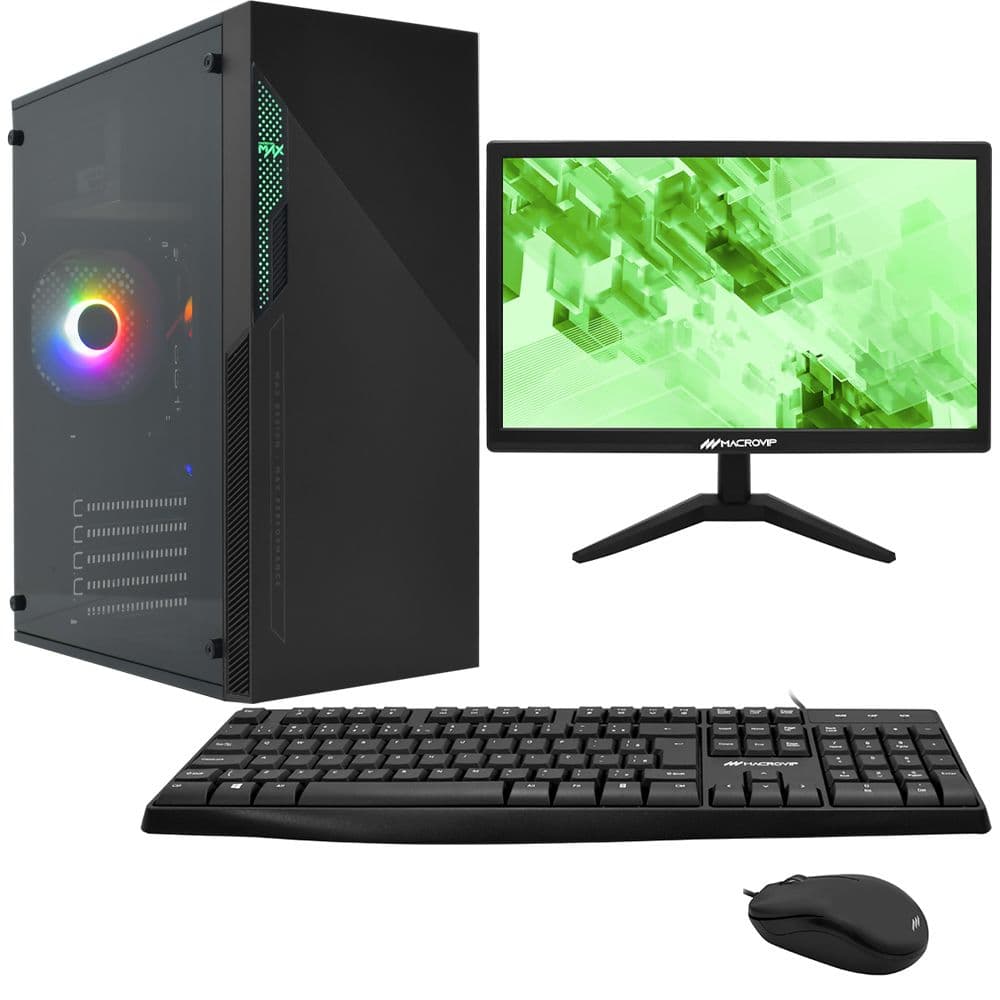 PC Intel Core i7 8GB RAM + SSD 240GB con Monitor 20” y Accesorios