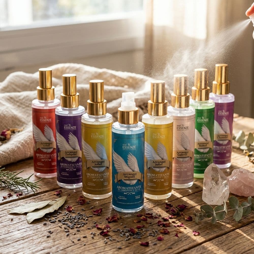 Aromatizante de Ambientes y Telas 7 Arcángeles Real Essenze (110ml)
