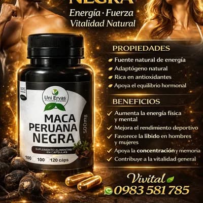 Maca Peruana Negra Maca Peruana Negra