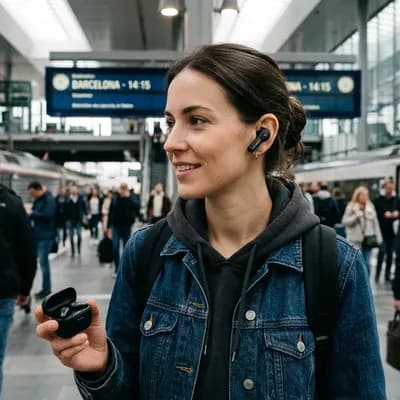 Auriculares Inalámbricos TWS con Cancelación de Ruido ANC Auriculares Inalámbricos TWS con Cancelación de Ruido ANC