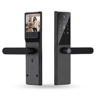 Cerradura Electrónica Inteligente HYE-K10 con Cámara y Visor Cerradura Electrónica Inteligente HYE-K10 con Cámara y Visor